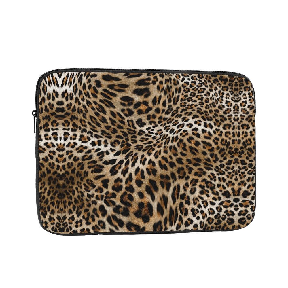 Leopard Print Laptop Sleeve (12–17 Inch)