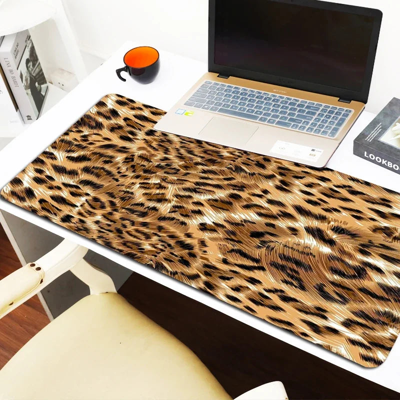 Leopard Print Desk Mouse Pads