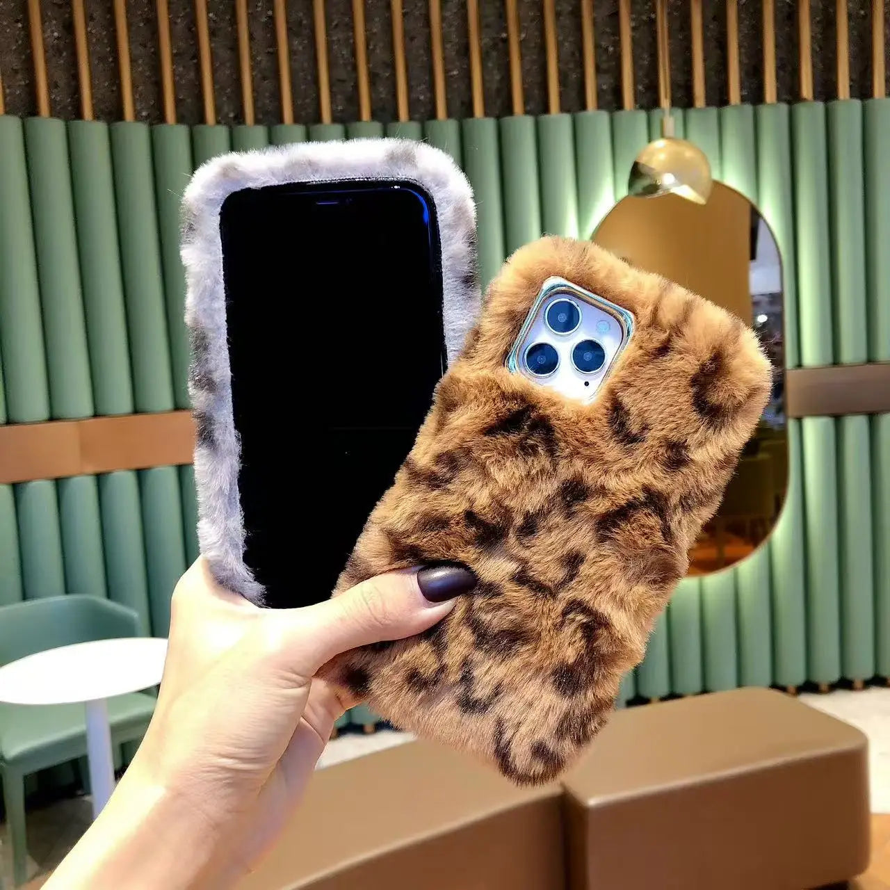 Plush Leopard iPhone Case