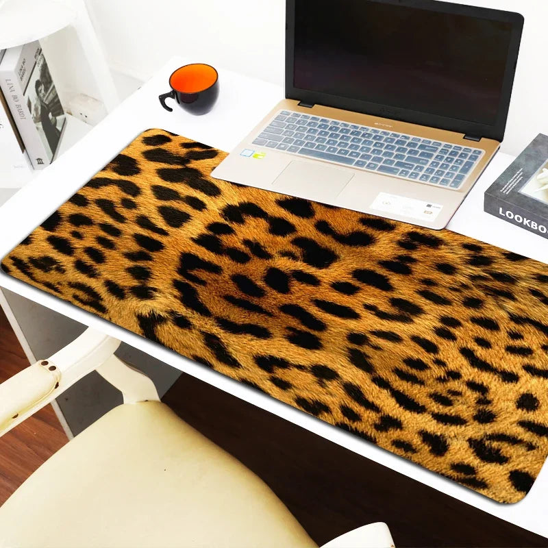 Leopard Print Desk Mouse Pads