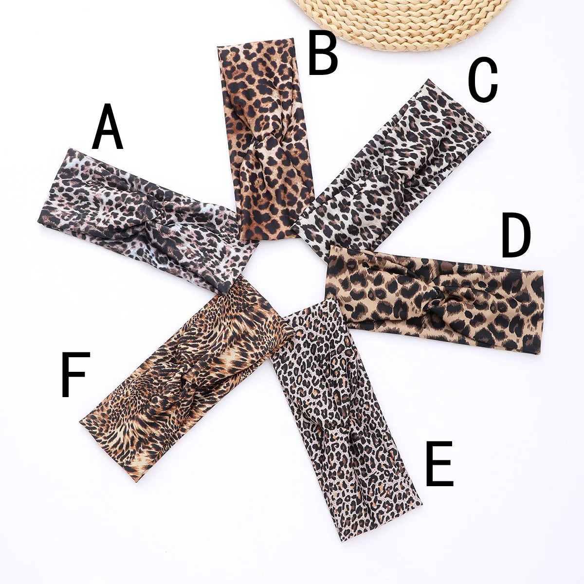 Leopard Print Sports Headbands
