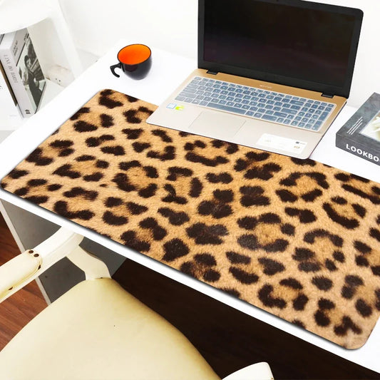 Leopard Print Desk Mouse Pads