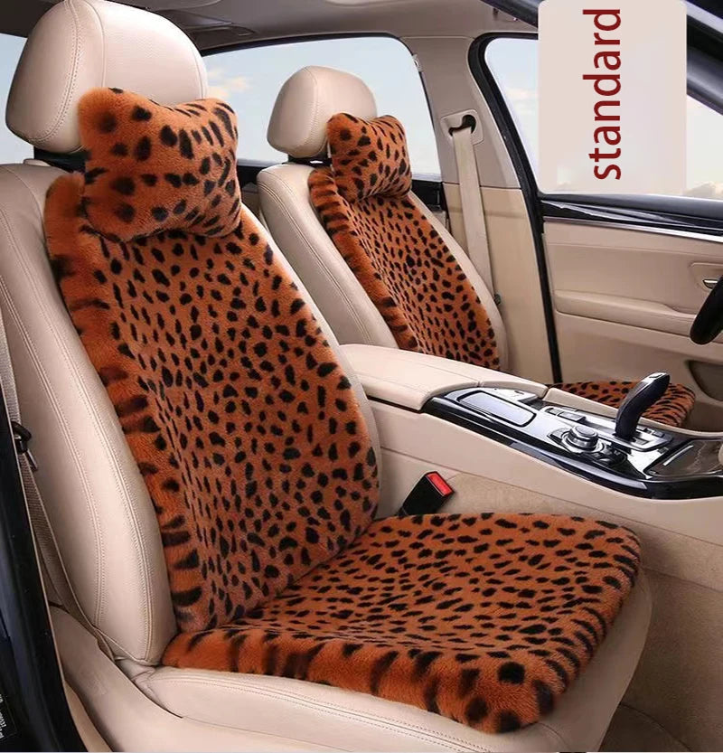 Winter Warm Y2K Faux Fur Car Seat Cover