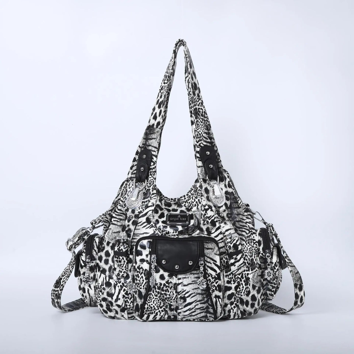 Leopard PU Oversized Shoulder Bag