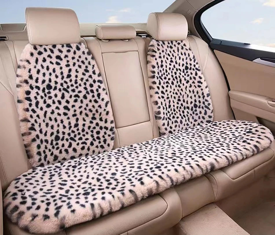 Winter Warm Y2K Faux Fur Car Seat Cover