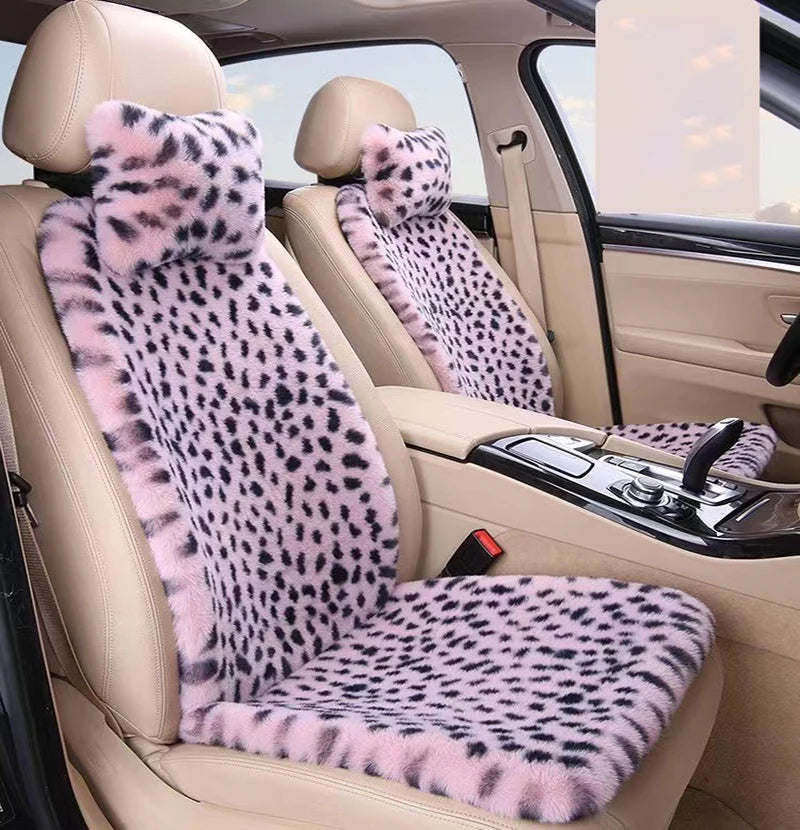 Winter Warm Y2K Faux Fur Car Seat Cover