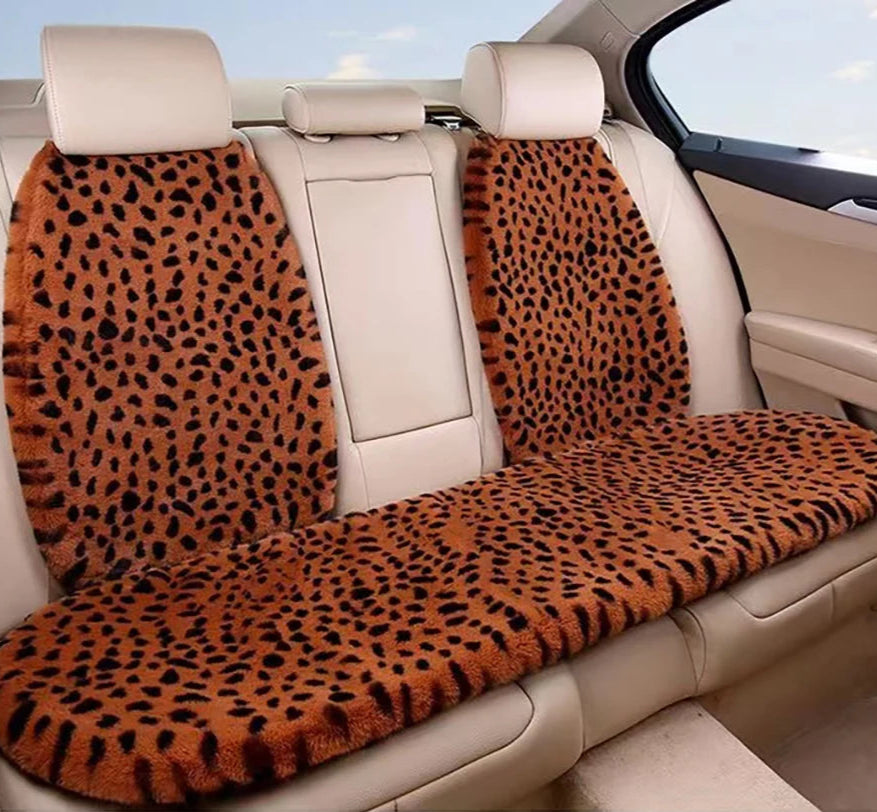 Winter Warm Y2K Faux Fur Car Seat Cover