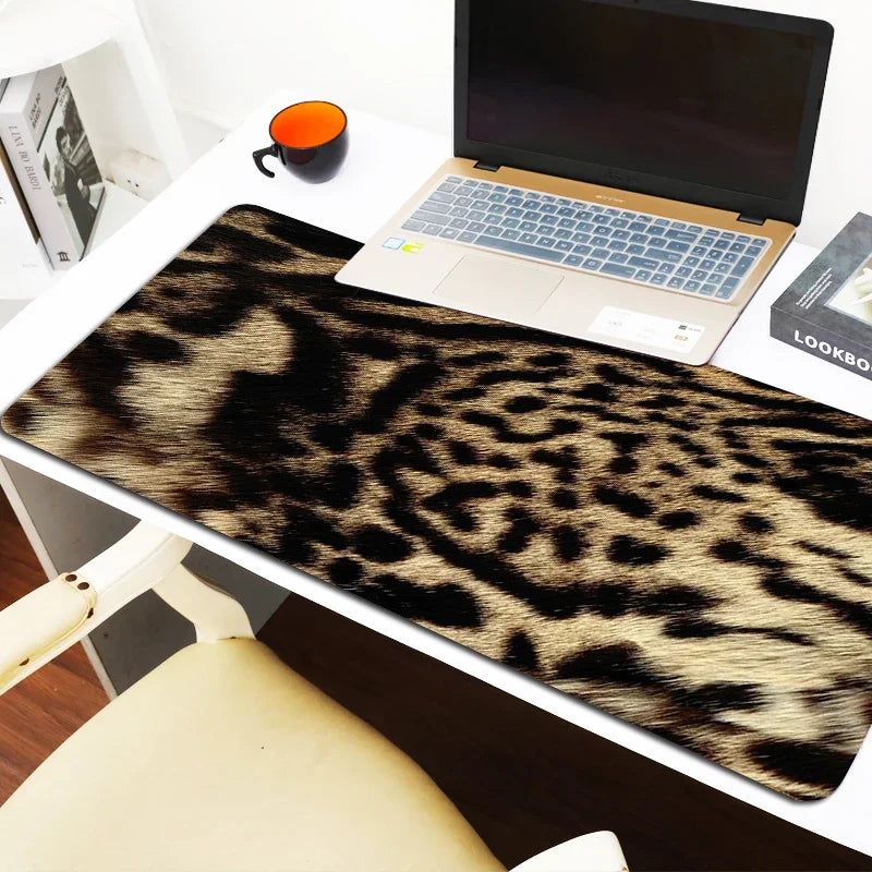 Leopard Print Desk Mouse Pads