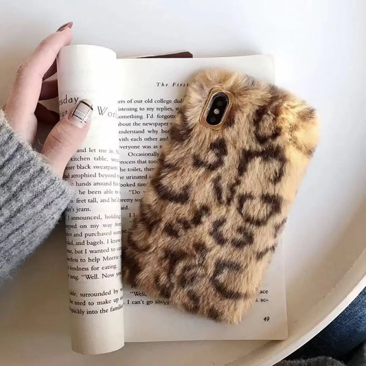 Plush Leopard iPhone Case