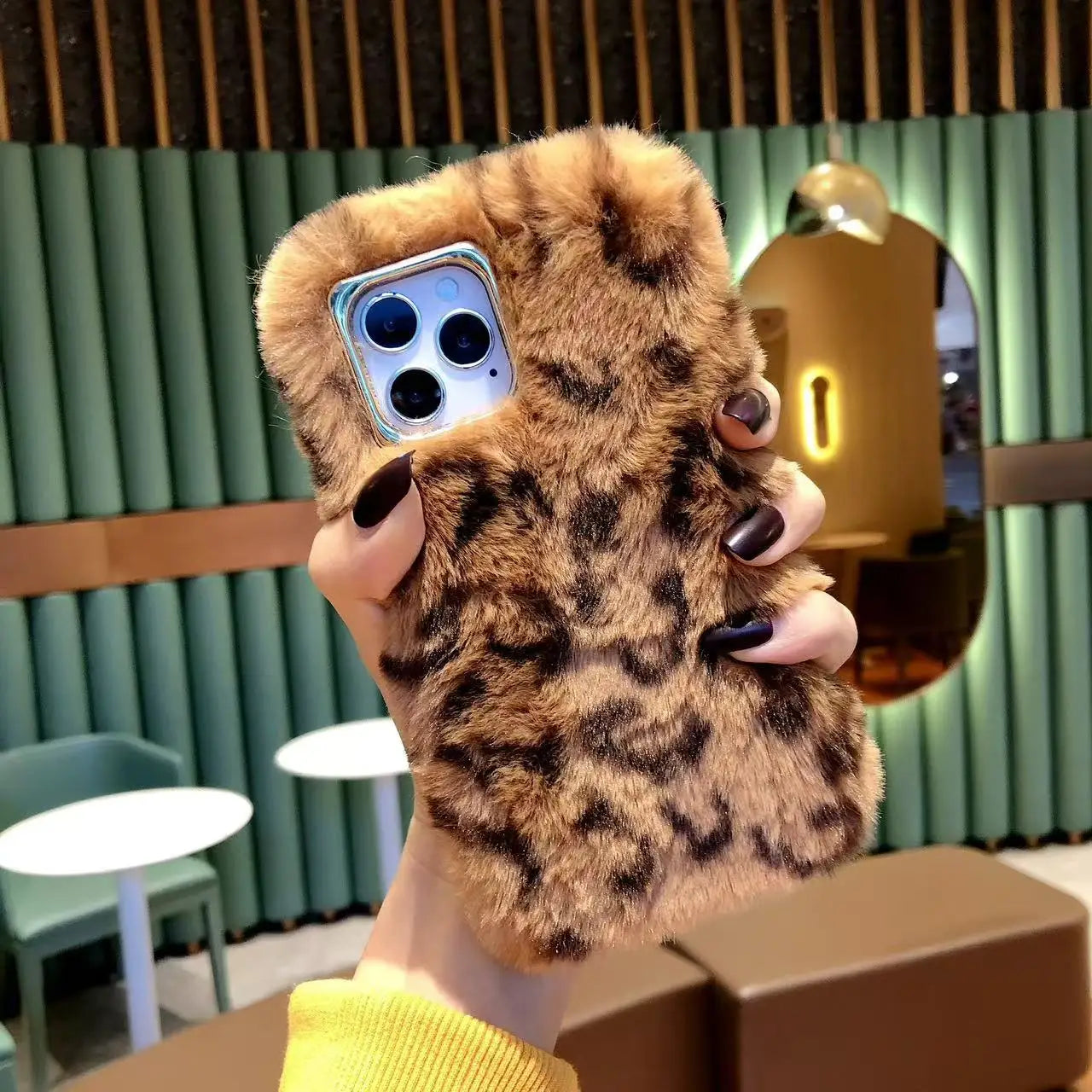 Plush Leopard iPhone Case