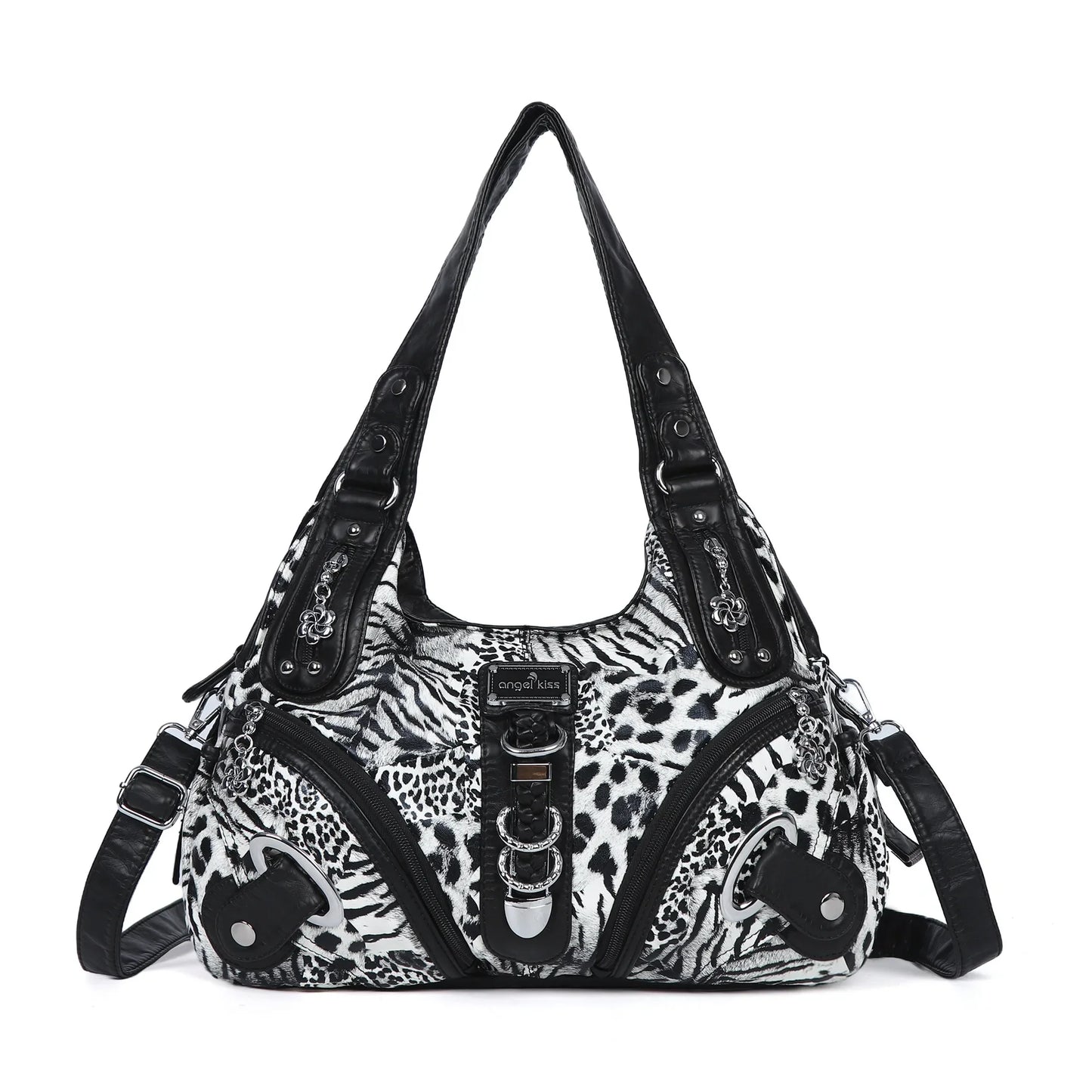 Leopard Print Women’s Y2K Dumpling-Style Shoulder Bag