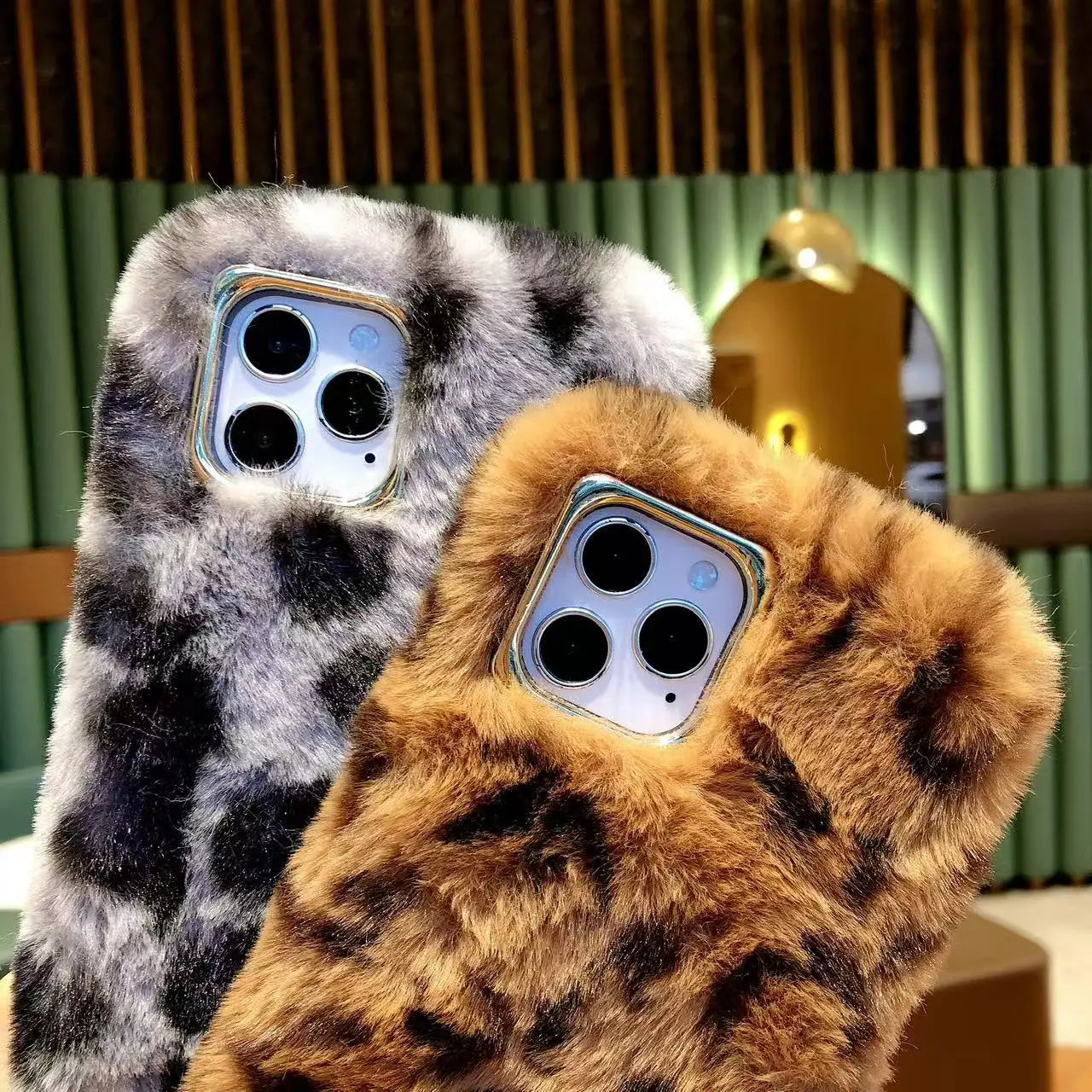 Plush Leopard iPhone Case