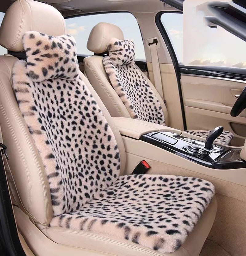 Winter Warm Y2K Faux Fur Car Seat Cover